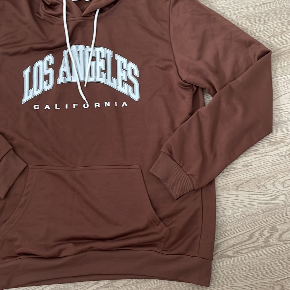 Los Angles Brown Sweater Medium - image 4